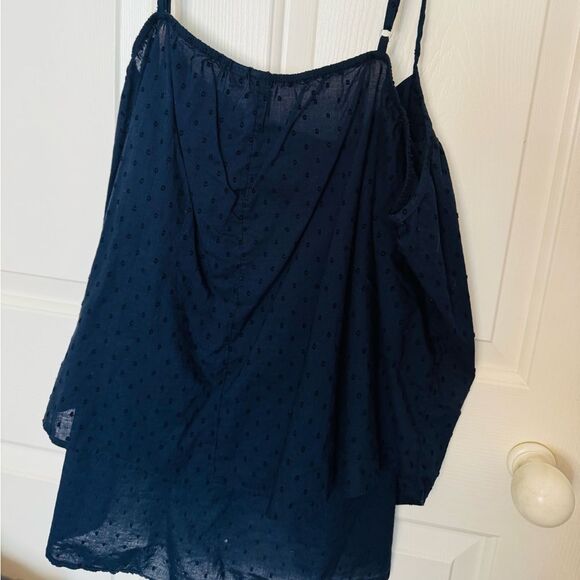 Joyspun spaghetti strap tank top size 2X in Navy Blue - Picture 4 of 6
